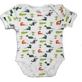 Allover Picture Print Baby Romper