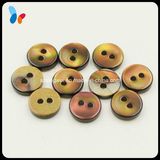 Two Holes Nature Smoke Trocas Shell Button for Shirt