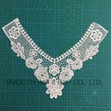 Fashion Cotton Water Soluble Embroidered Neckties Crochet Lace Collar Pattern