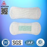 Ultra Thin Daily Use Waterproof Herbal Anion Panty Liner with Green Strip