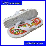 White Color PVC Sole Slippers Sandal Shoes for Men