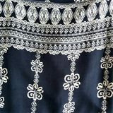 Viscose Cotton Fabric with Screen Printed for Women Garments