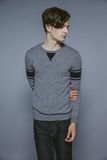 100%Cashmere Long Sleeve Round Neck Knitting Men Sweater