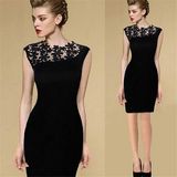 Sexy Women Crochet Bodycon Cocktail Mother of Bride Dress