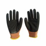 13 Gauge Black Latex Palm Coated Garbage Collection Glove