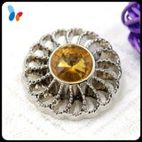 Garment Accessories Plastic Rhinestone Shank Button for Shirt