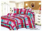 Printed Poly/Cotton Fitted Bedspread Patchwork Bedding Set