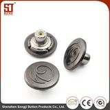 Various Design Round Monocolor Snap Metal Jeans Button