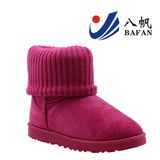 Women's Turndown Wool Collar Snow Boots Bf1610243