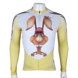 Man's Funny Long Sleeve Breathable Quick Dry Cycling Jersey