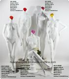 2017 New Flower Head Famale Fiberglass Mannequins, Fashion Famale Mannequins