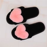 Pretty Nice Style Thick Women Rabbit Fur Slipper Indoor Outdoor