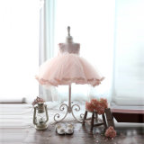 Lovly Pink Tulle Puffly Flower Girl Dress