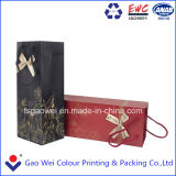 Luxury Printable Coated Paper Bag for Packaging Wine Box