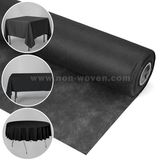 100% Polypropylene Nonwoven Table Cloth 20# Black