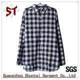 Top Fashion Women Causal Plaid Polo Collar Shirt