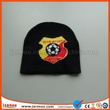 Black Football Winter Acrylic Knitted Beanie Cap