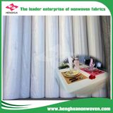 White Disposable TNT Tela No Tejido In Roll For Home Tablecloth