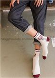 Street Fashion Patten Dress Men Cotton Socks