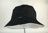 Reversible Cotton Plain Bucket Cap with Printed Logo design