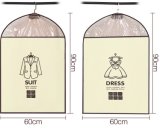 Custom OEM Clear PVC Window Foldable Travel Non-Woven Suit Garment Bag