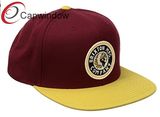 Custom Woven Patch 100% Cotton Baseball Cap Snap Back Hat