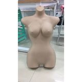 Sexy Big Breast Skin Color Half Female Mannequin