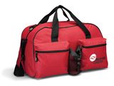 Promotion Polyester Sport Duffel Gym Bag with Bottle Holder