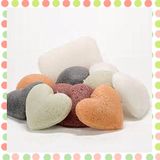 Wholesale 100% Natural Makeup Charcoal Konjac Sponge