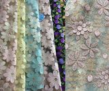 Champagne Fabric Lace Roll, Champagne Fabric Floral Pattern Lace Fabric for Decoration