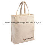 Promotional Custom Reusable 100% Organic Cotton Shopping Tote Bag