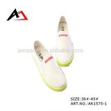 Leather Casual Shoes Fashion Leisure Footwear Comfort Women Shoe (AK1575-1)