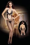 Open Back Fishnet Bodystocking with Crotchless Design 8946