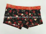 New Print Design Polyester Men's Boxer Brief Underwear