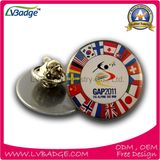 Promotional Hot Sale Printed Metal Pin Badge