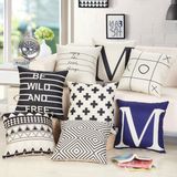 Home Decorative Back Lumbar Cushion Cover Sofa Throw Pillow Case
