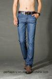 Good Fitting Mens Business Jeans with MID-Washed