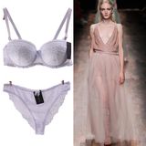 Top Sales Pure White Bride Bra Strapless Bra Set
