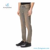 New Style Slim-Straight Brick-Red Denim Jeans for Men by Fly Jeans