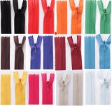 All Size Wholesale Invisibility Lace Nylon Zipper Colorful