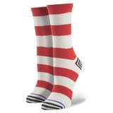 Knitting Sock in a Stripes Women Fashion Style Free Collocation