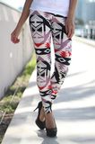 Plue Size Color Women Fashion Printed Leggings