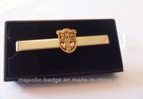 Gold Plating & Iron Die Struck Tie Clip with Present Box