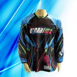 100% Polyester Man's Long Sleeve Motor Jersey