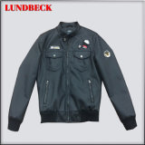 Fashion Men's PU Jacket in Competitive Price