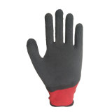 Rugged Wear Polyester 3/4 Coated Foam Gloves for Feet