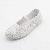 Good Quality Mary Jane Lace Girls Flat Casual Shoes