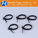 Black Reusable Hook & Loop Cable Ties Adjustable