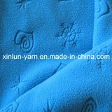 Embossed Sweatshirt Polar Fleece Fabric for Hats/Scarf/Garment