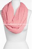 100% Cotton Fashion Ladies Solid Infinity Scarf